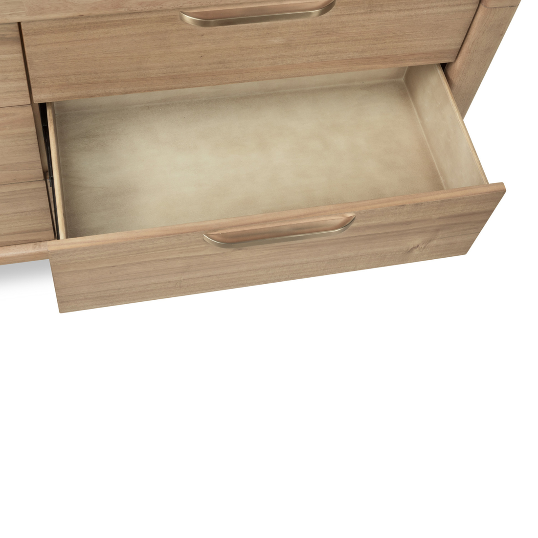 Kione Six Drawer Acacia Wood Dresser