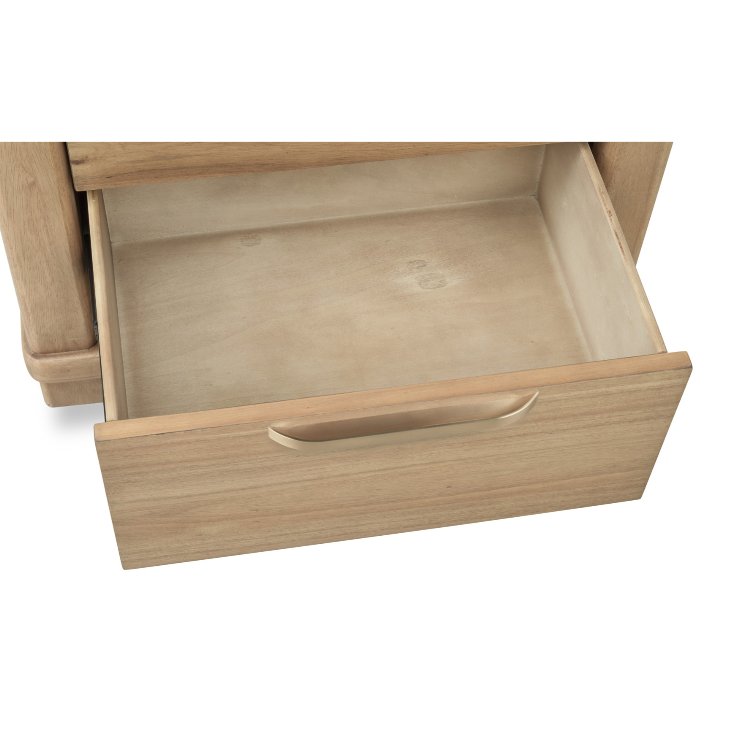 Kione Two Drawer Acacia Wood Nightstand