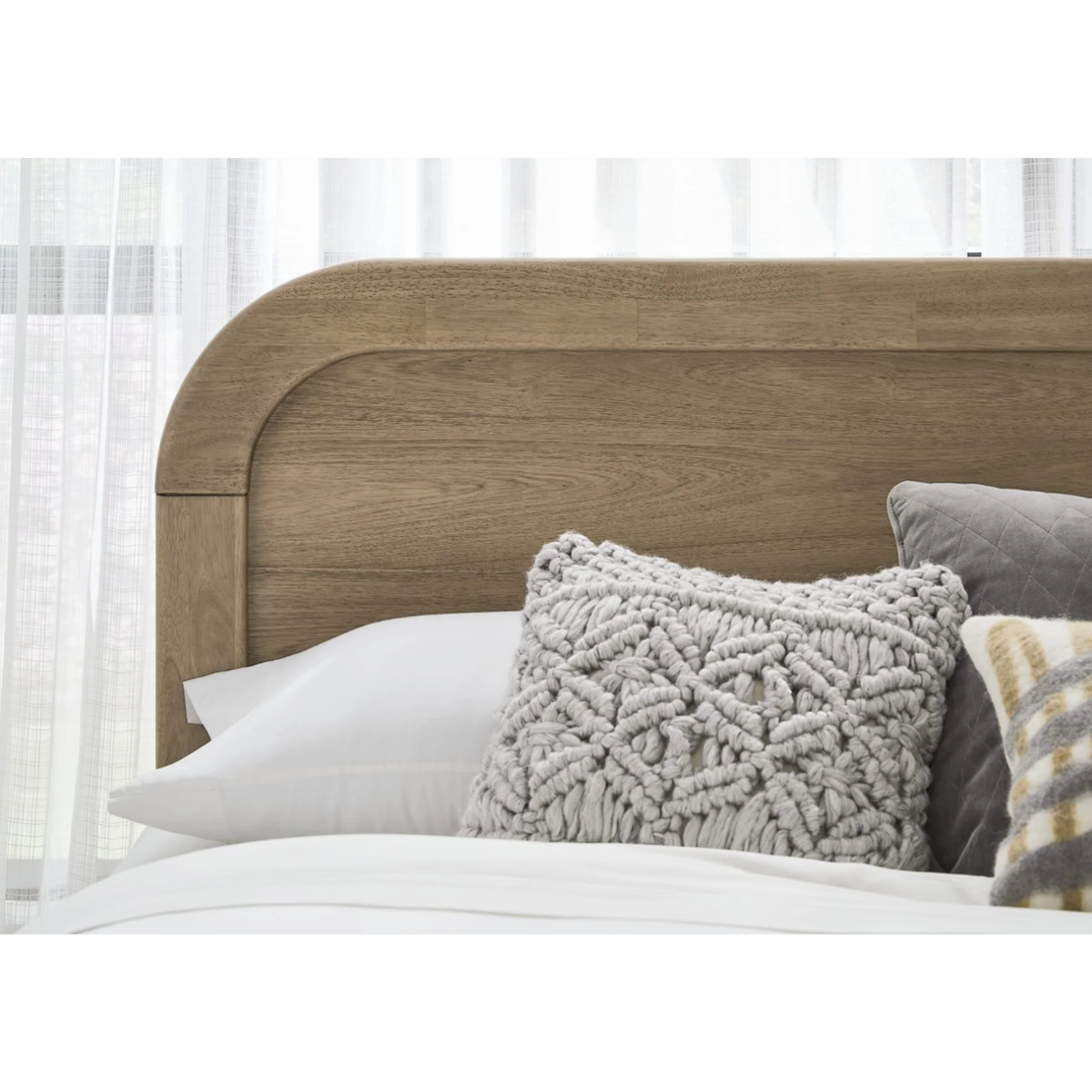 Kione Acacia Wood Platform Bed