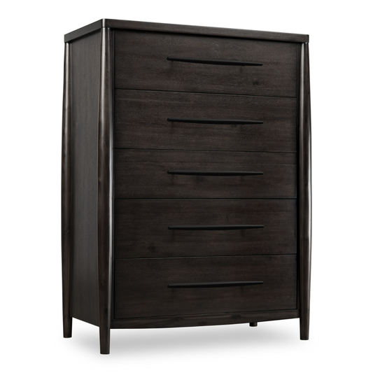Koko Five Drawer Acacia Wood Chest