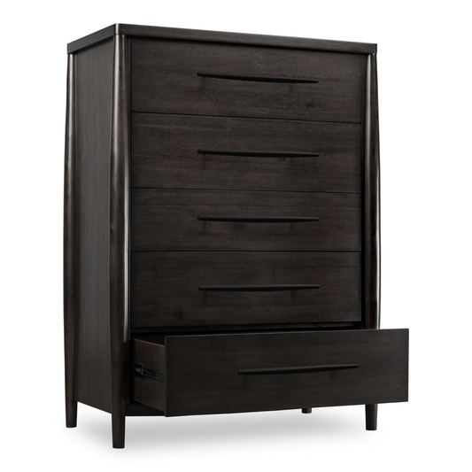 Koko Five Drawer Acacia Wood Chest