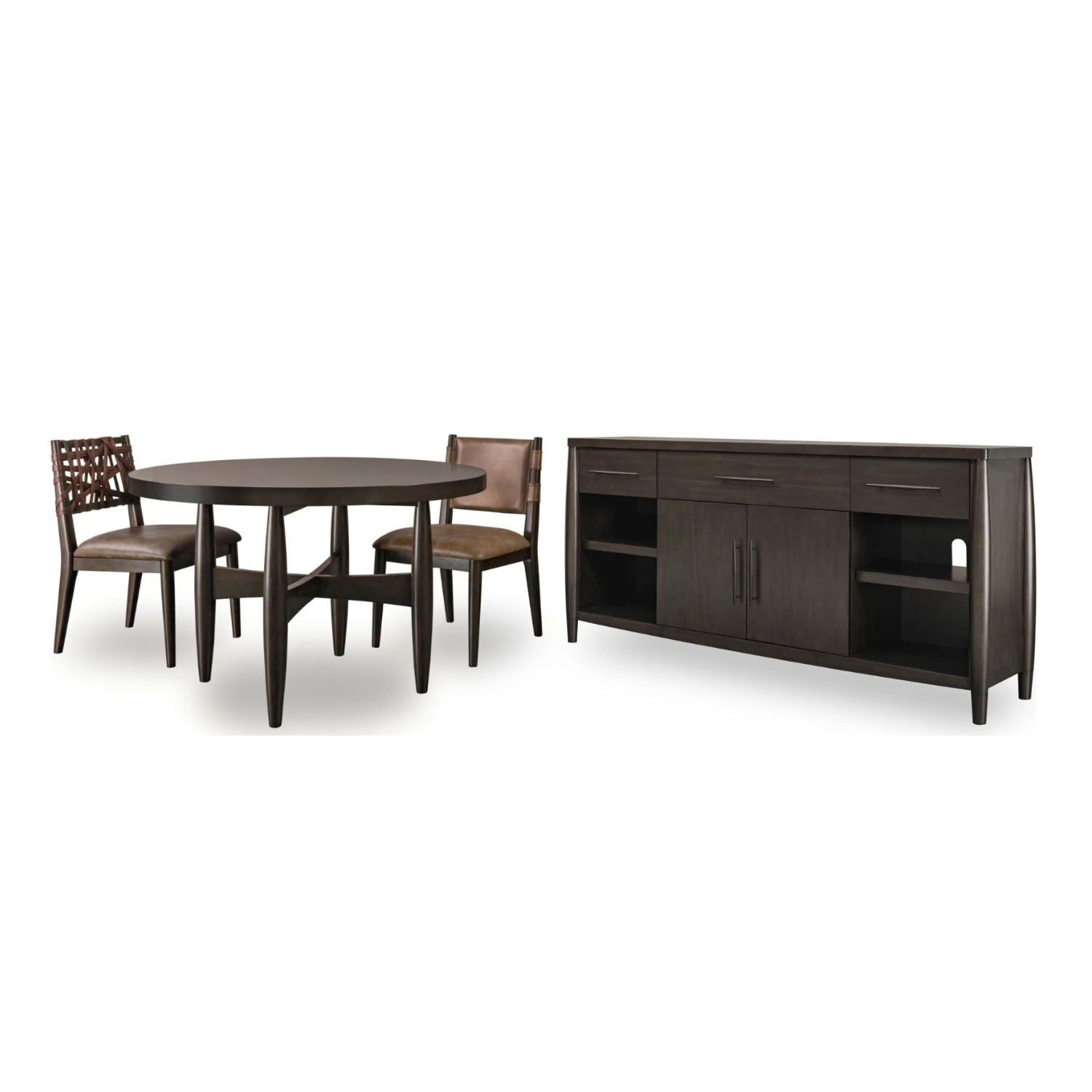 Koko Round Acacia Wood Dining Table