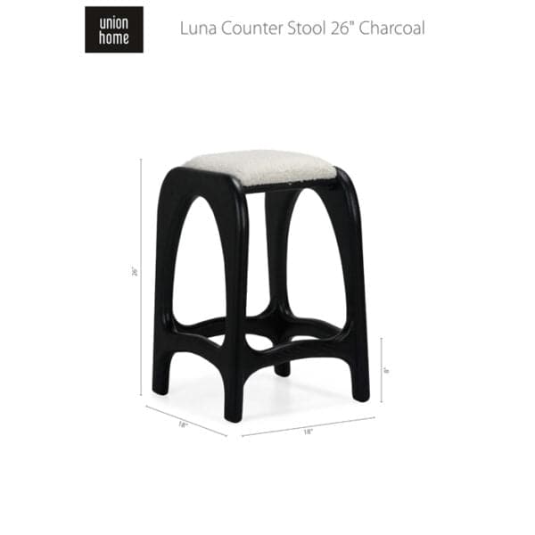 Luna Upholstered Counter Stool