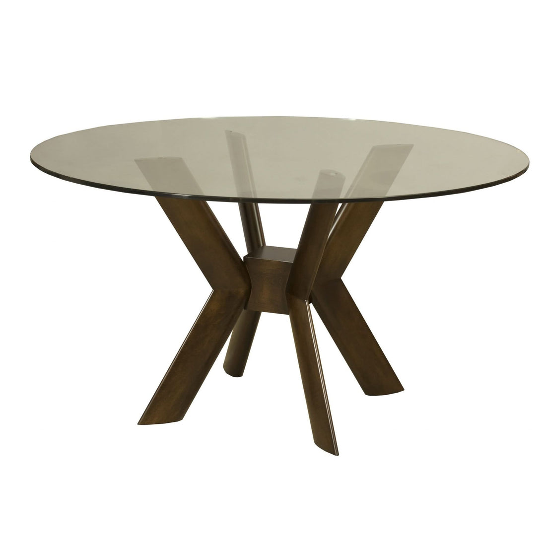 K-Base Glass Round Dining Table