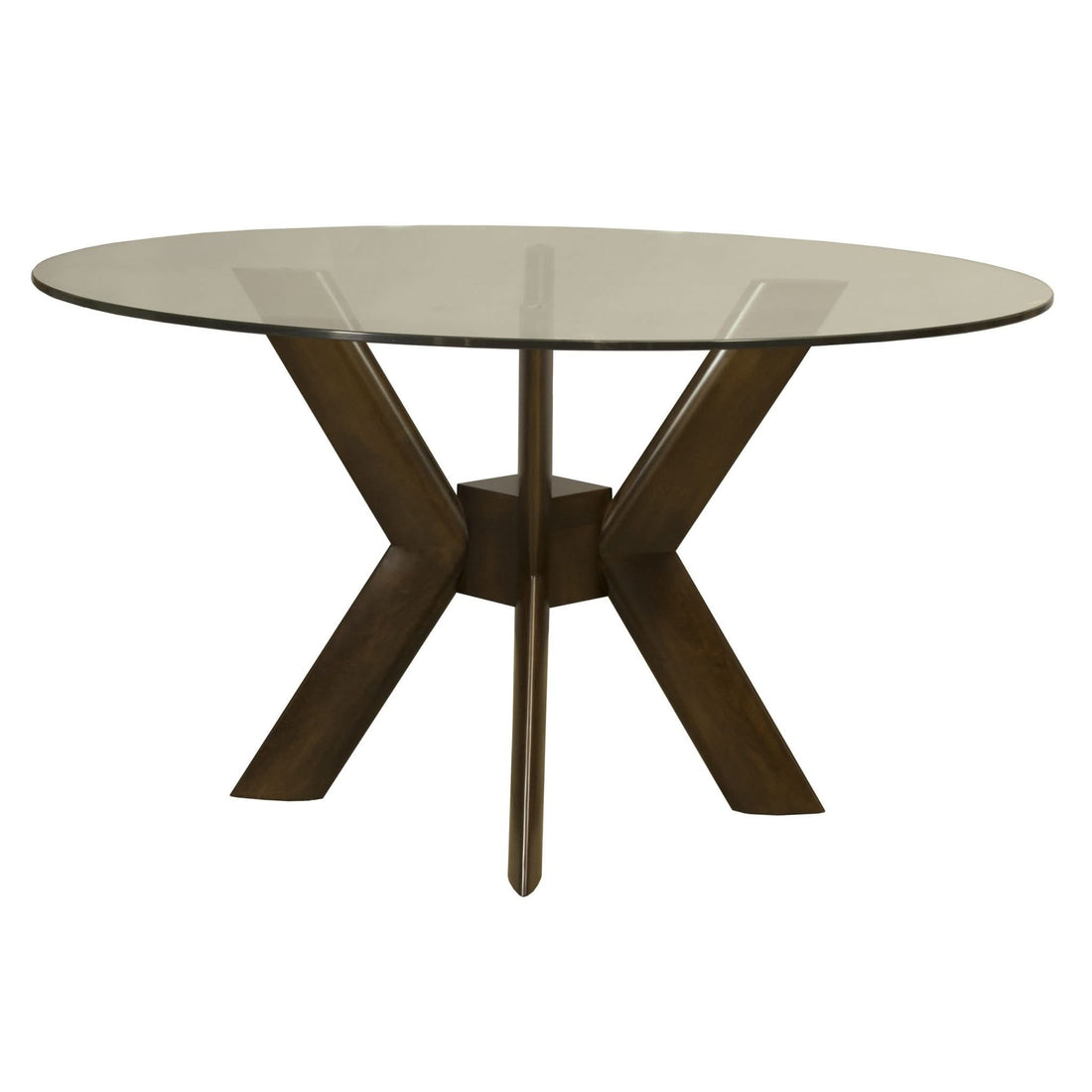 K-Base Glass Round Dining Table