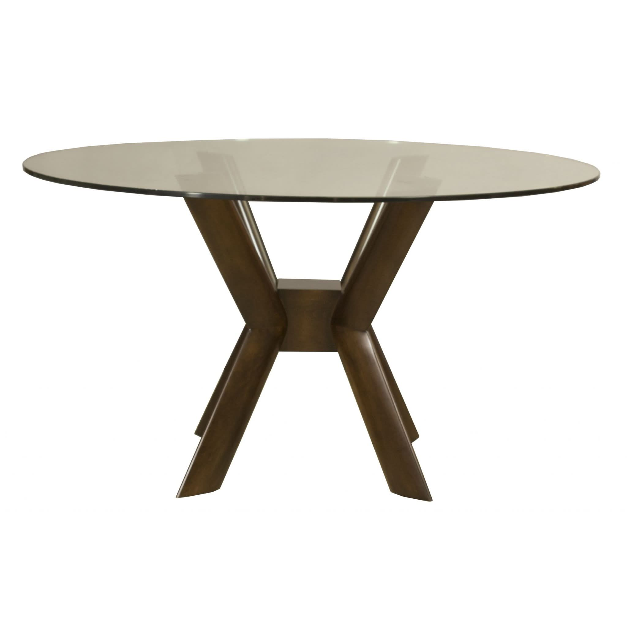 K-Base Glass Round Dining Table