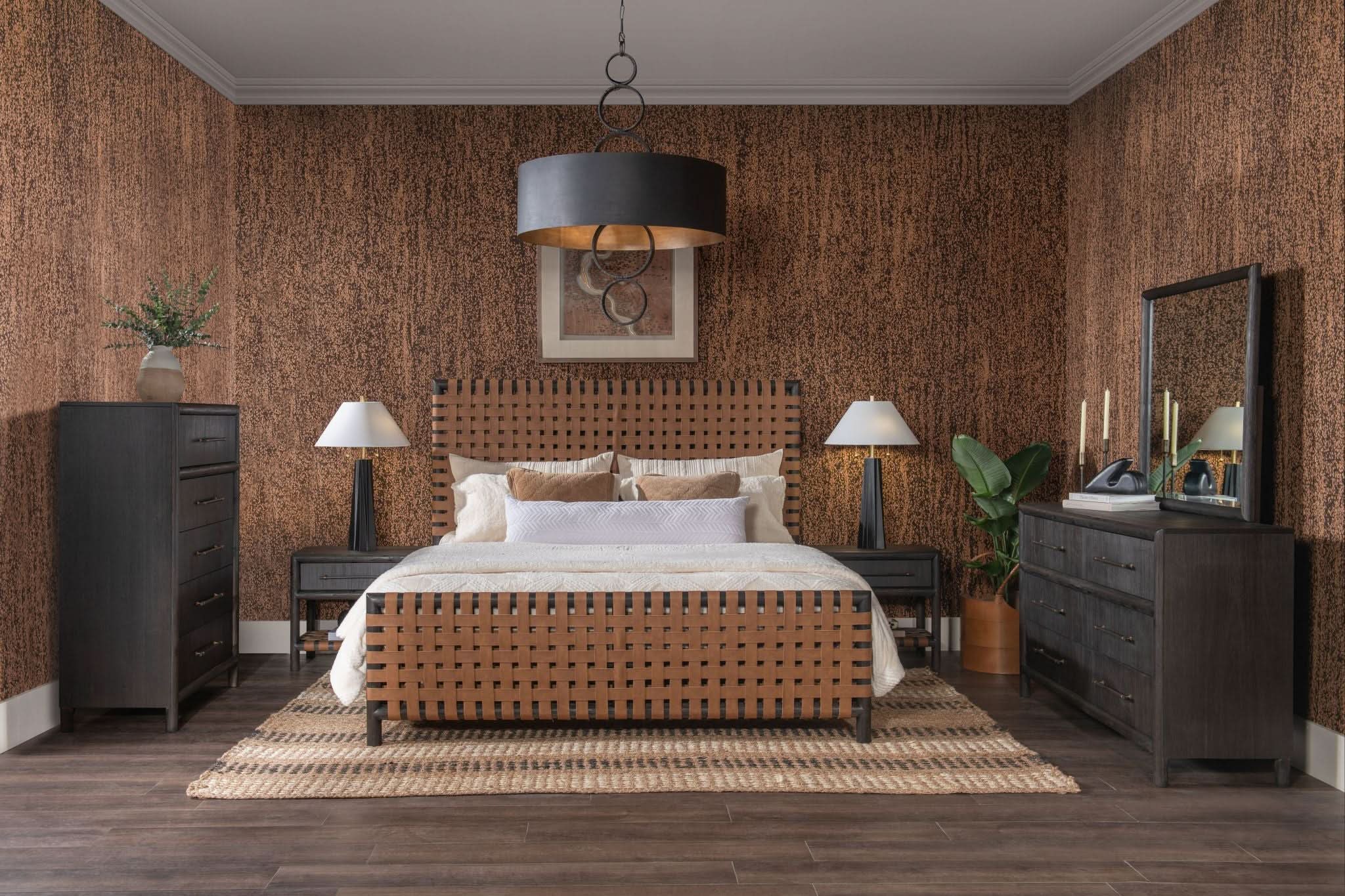 Dorsey Woven Nightstand with USB