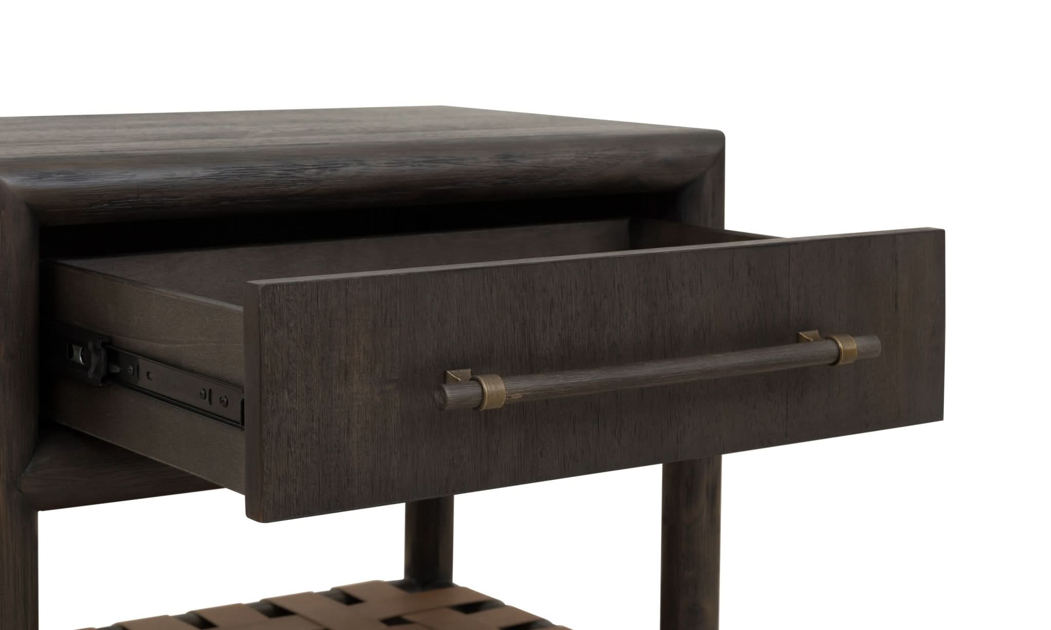 Dorsey Woven Nightstand with USB