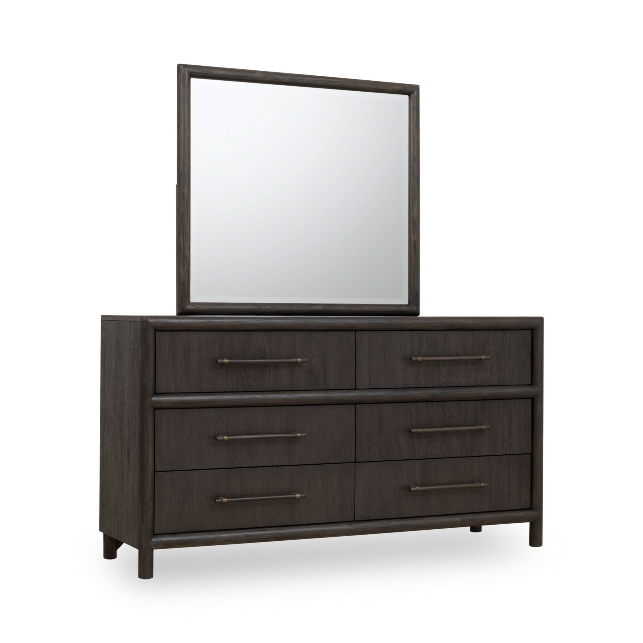 Modus Furniture - Dorsey Six Drawer Dresser in Basalt Grey - NSU582 Modus Furniture - Dorsey Six Drawer Dresser in Basalt Grey - NSU582