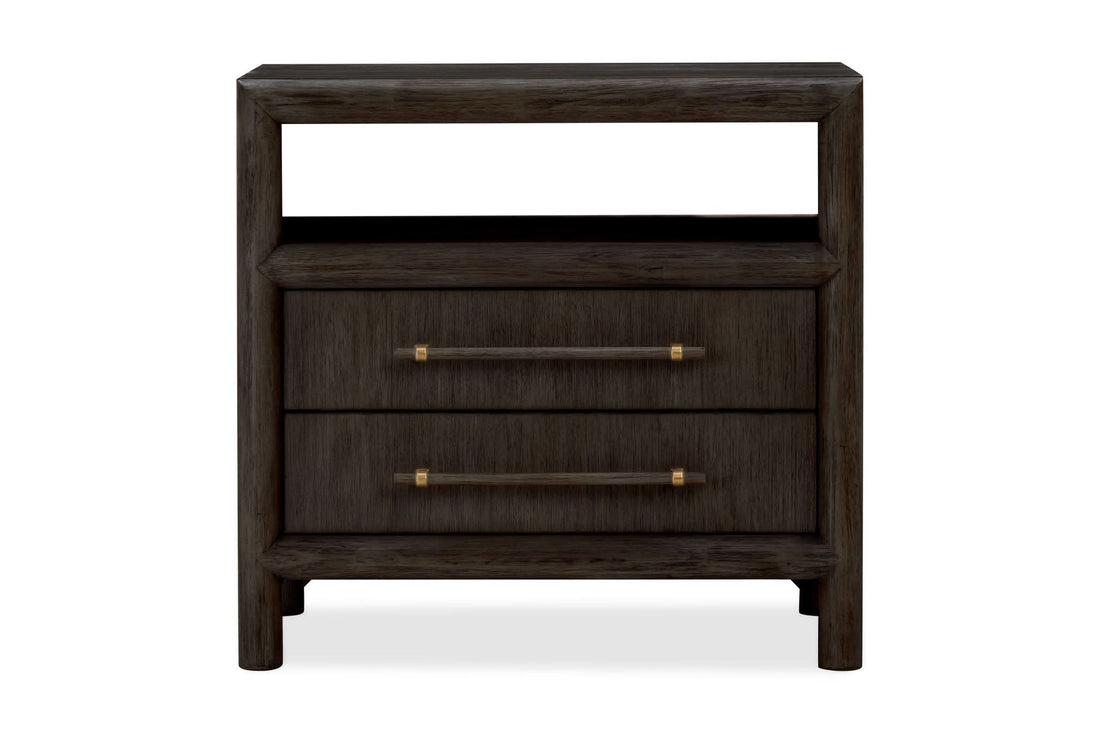 Dorsey 2 Drawer Nightstand with USB