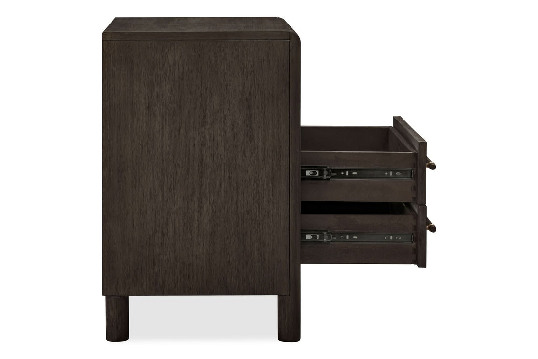 Dorsey 2 Drawer Nightstand with USB