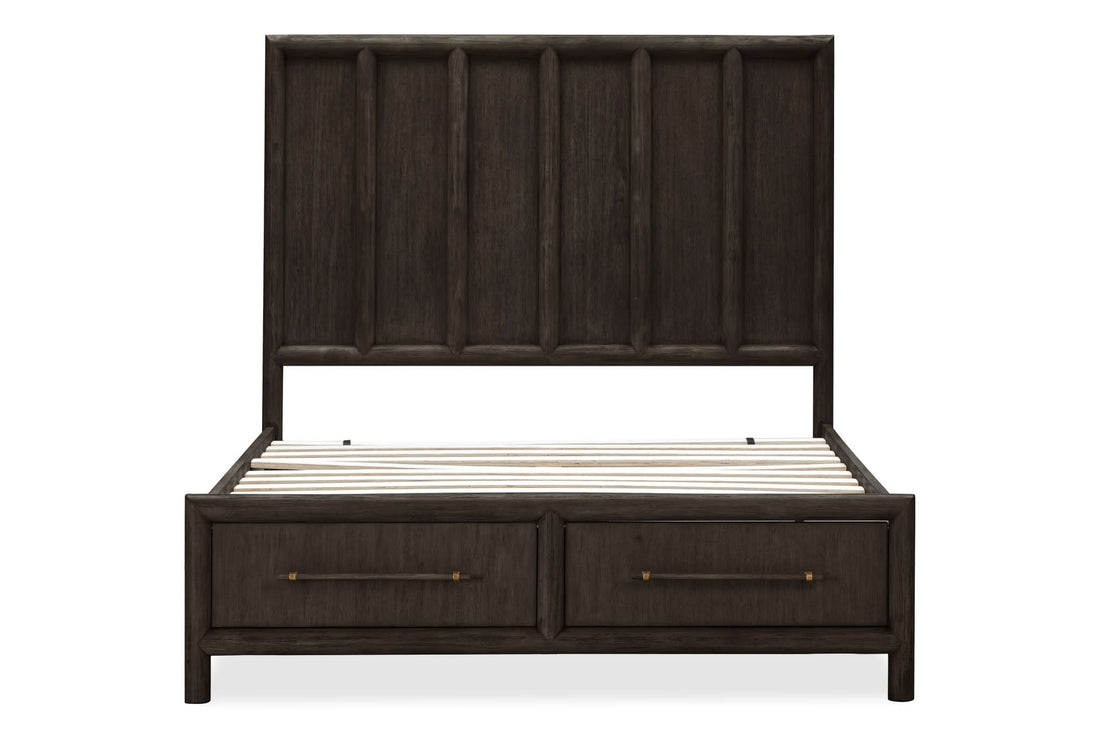 Dorsey Wooden Panel Storage Bed