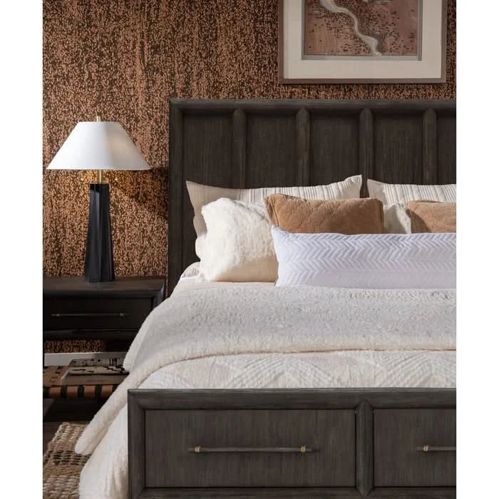 Dorsey Wooden Panel Storage Bed