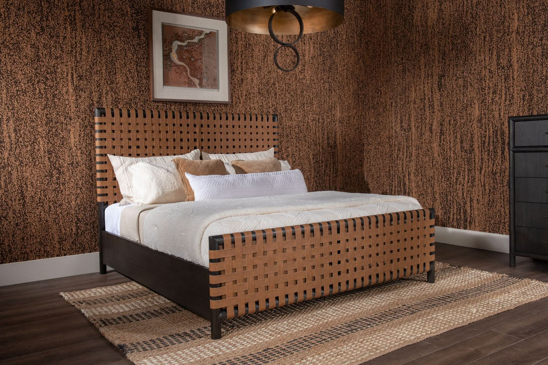 Dorsey Woven Panel Platform Bed
