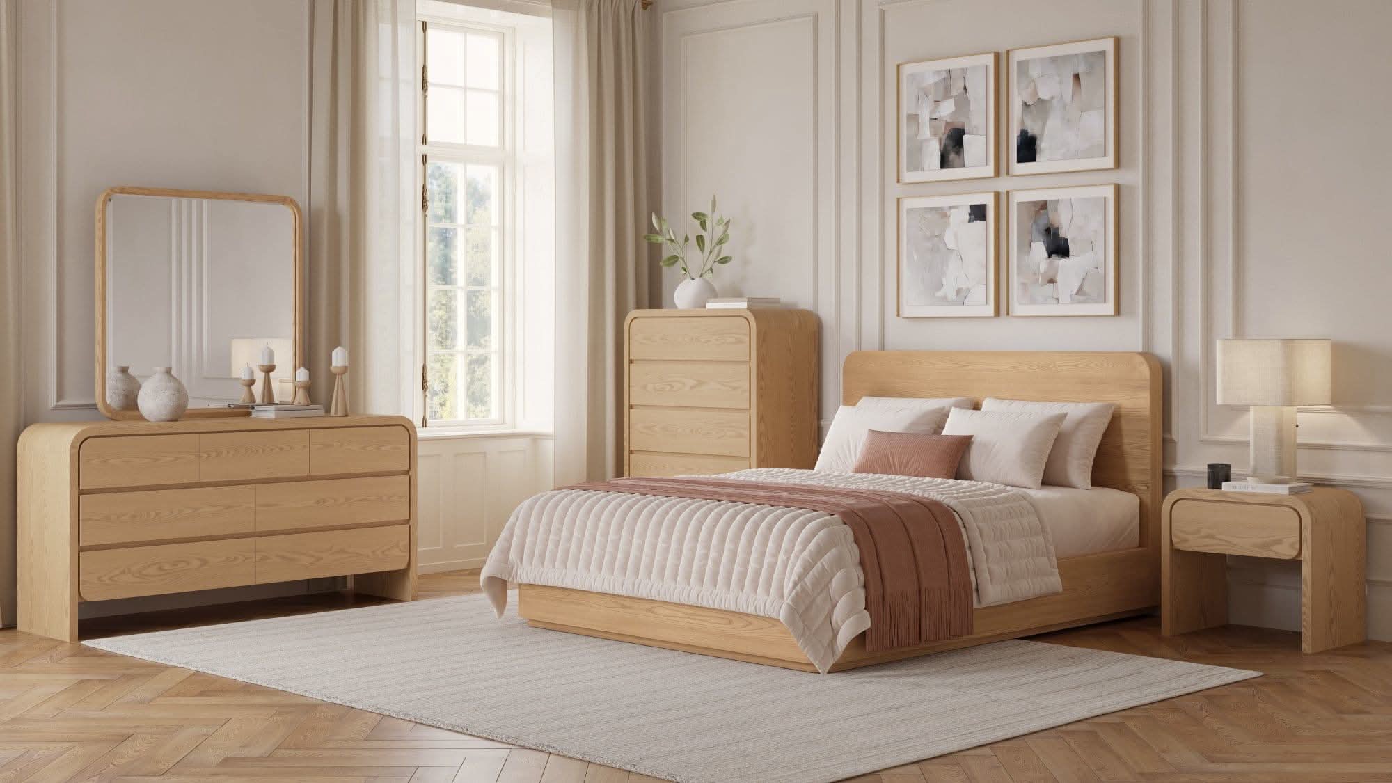 Elora One Drawer Nightstand