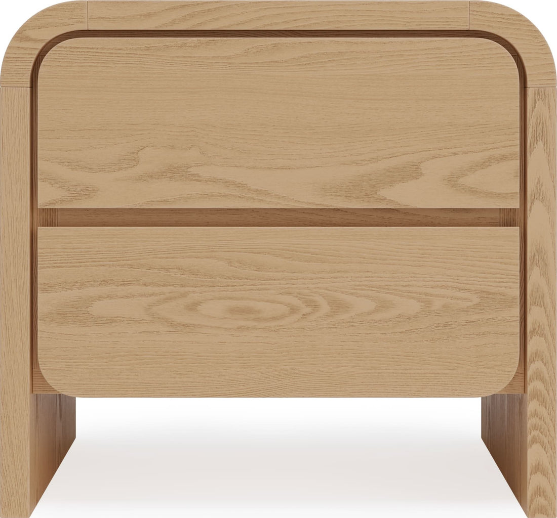 Elora Two Drawer Nightstand