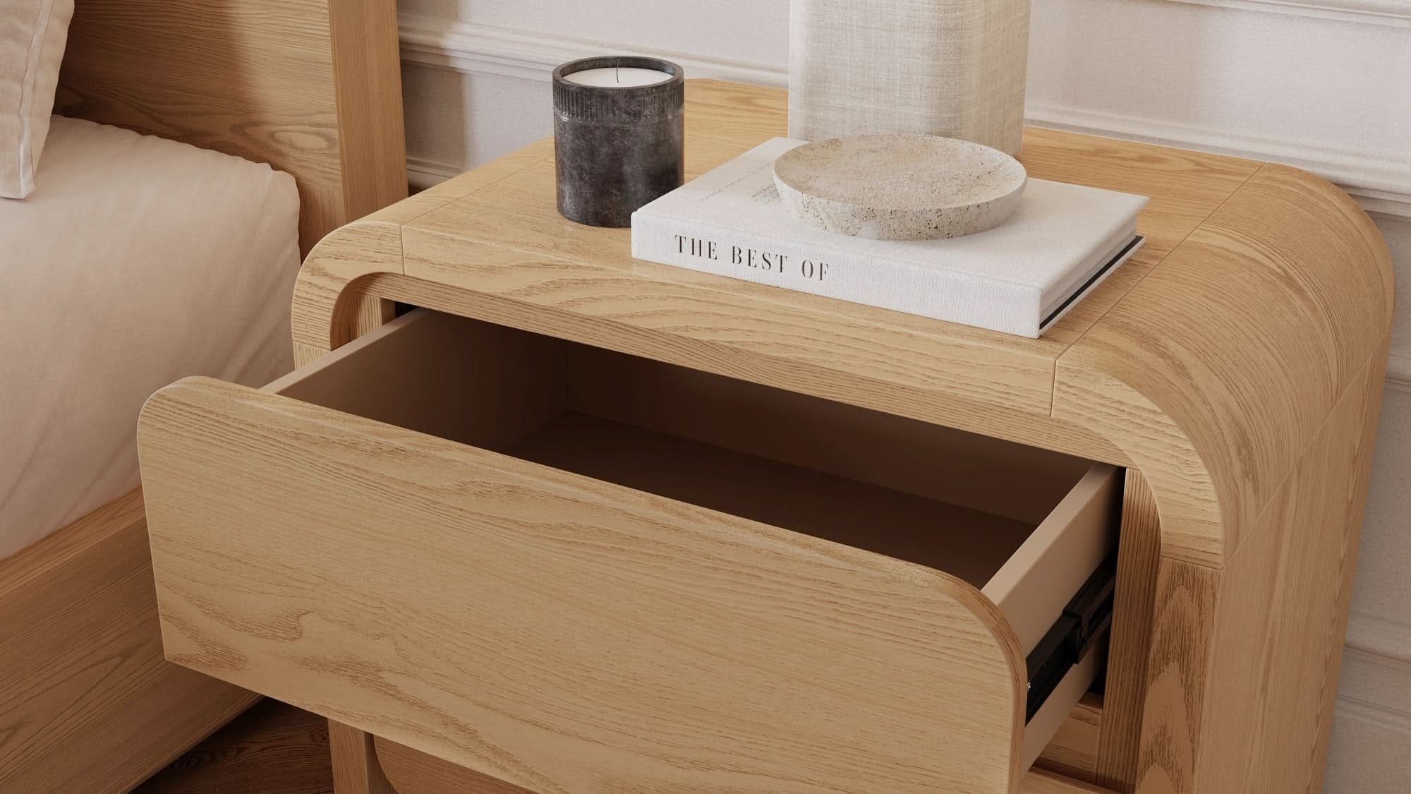 Elora Two Drawer Nightstand