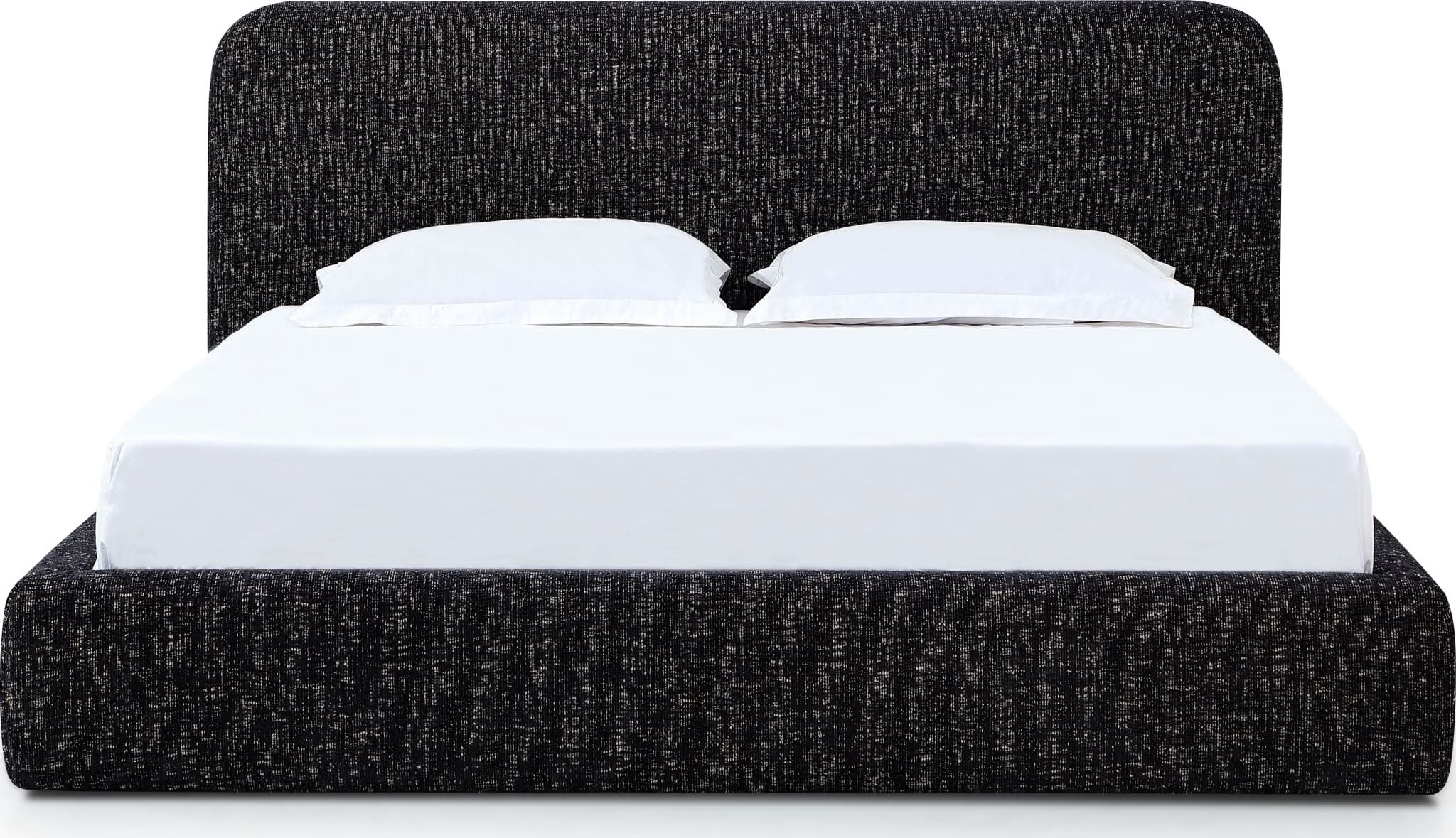Elora Chenille Upholstered Platform Bed
