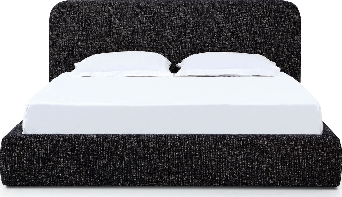Elora Chenille Upholstered Platform Bed