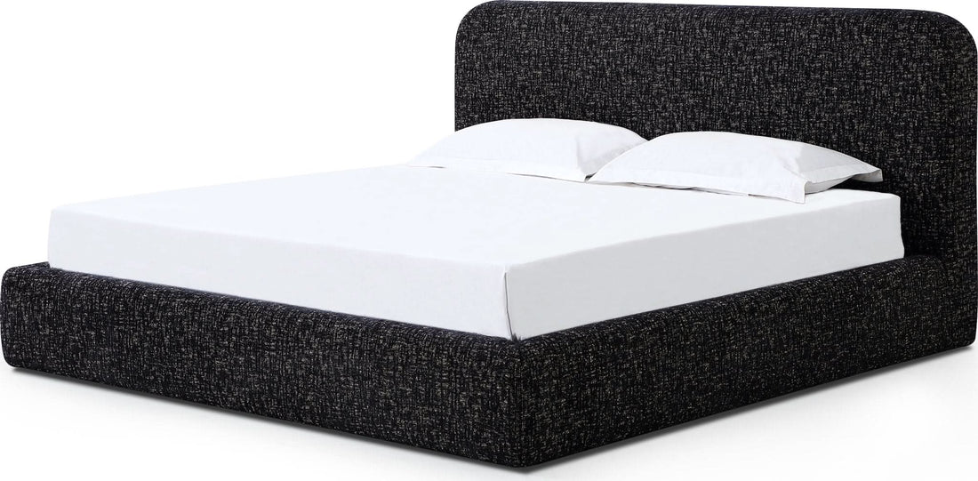 Elora Chenille Upholstered Platform Bed