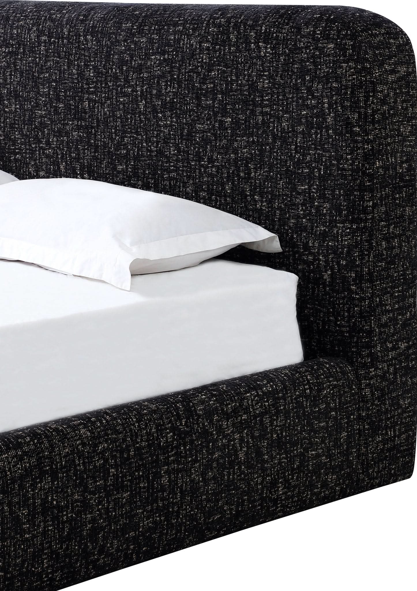 Elora Chenille Upholstered Platform Bed