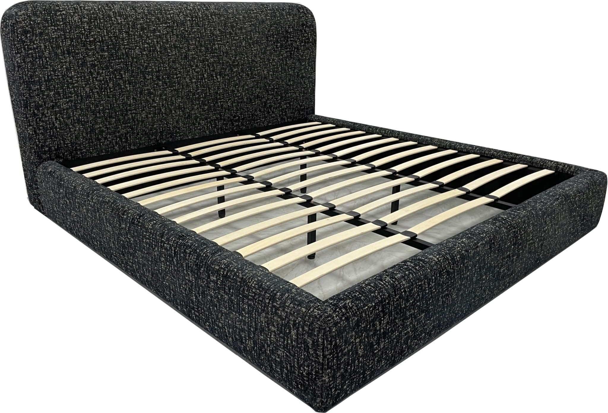 Elora Chenille Upholstered Platform Bed