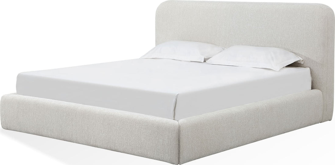 Elora Chenille Upholstered Platform Bed