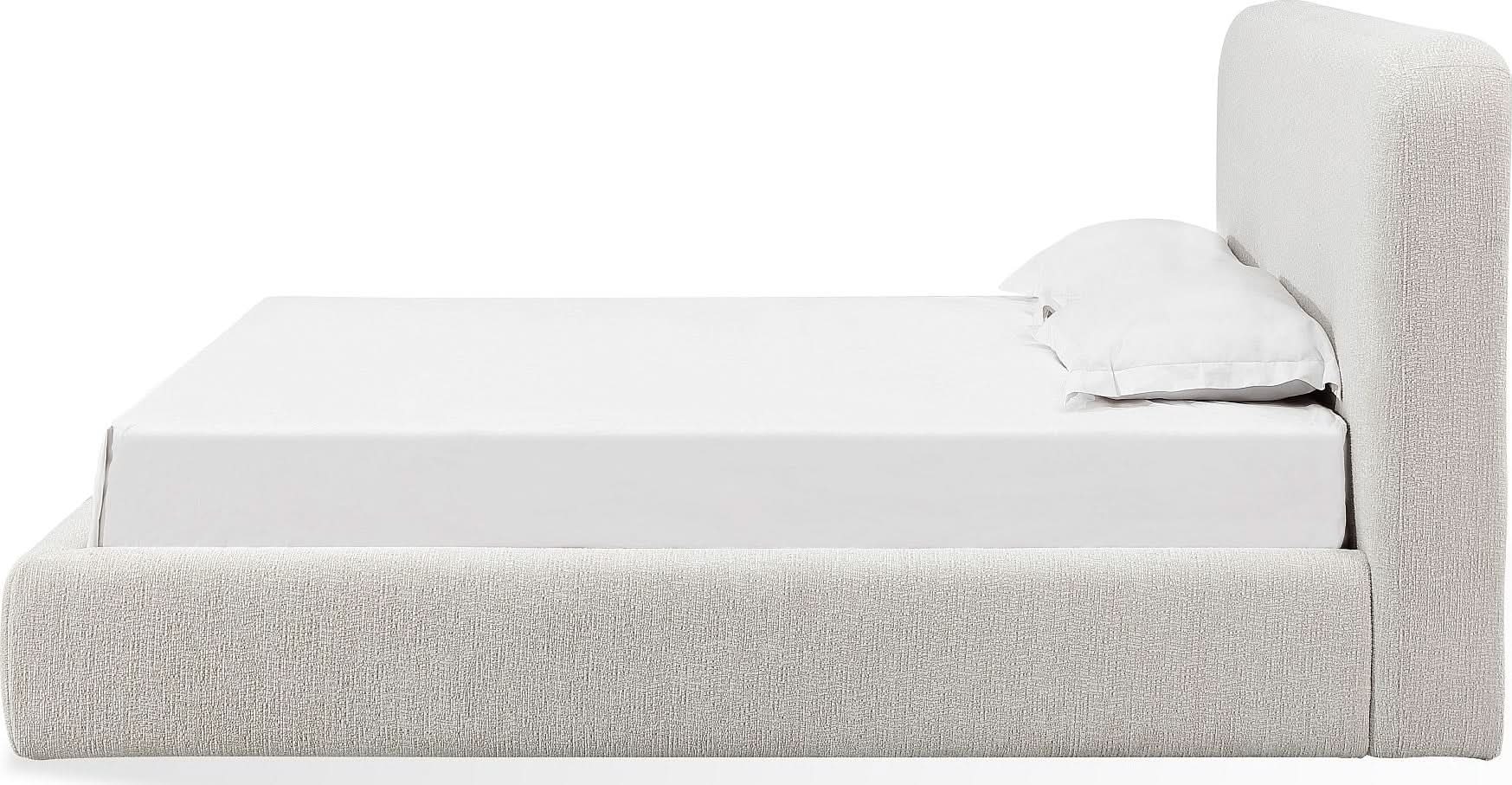 Elora Chenille Upholstered Platform Bed