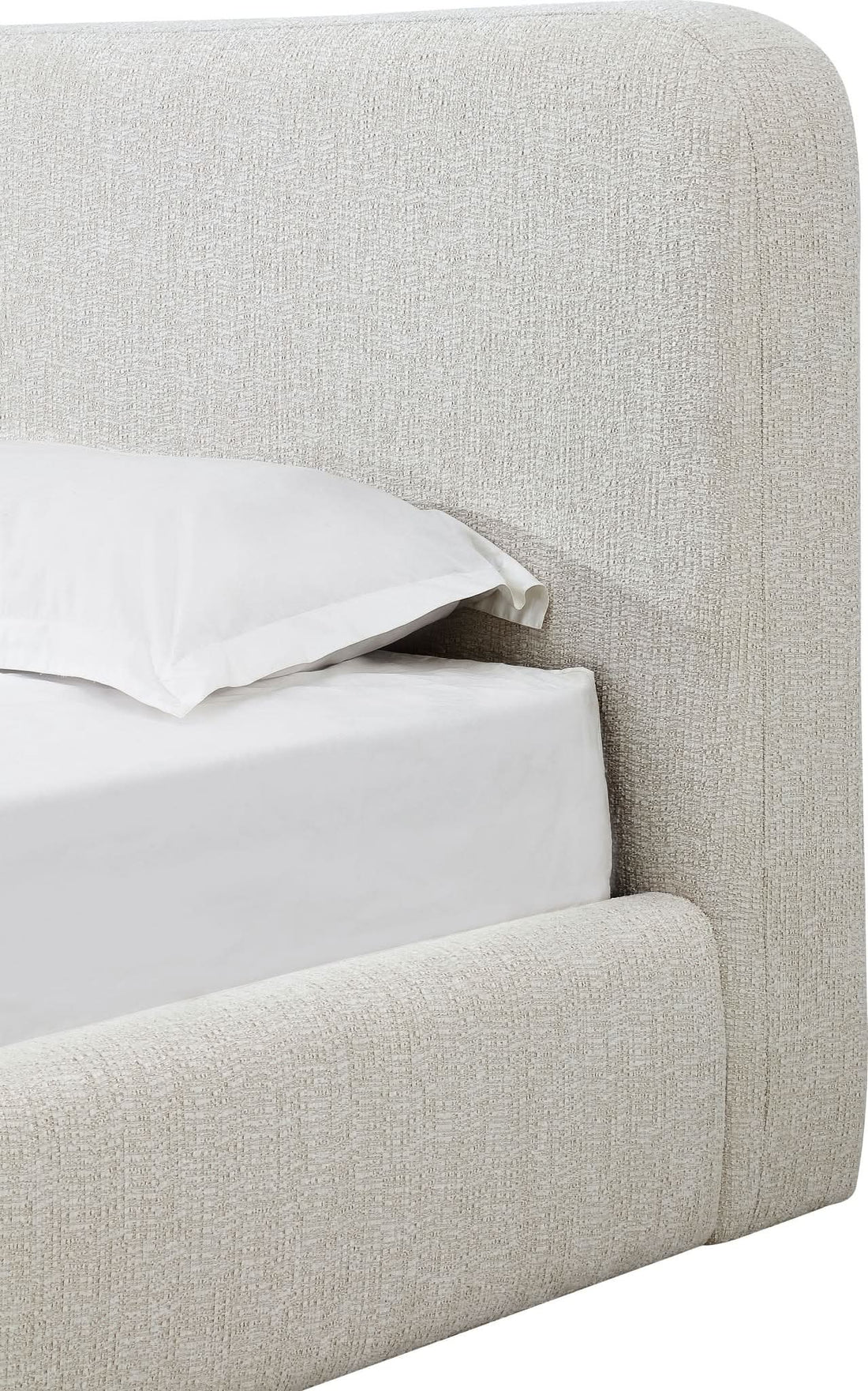 Elora Chenille Upholstered Platform Bed