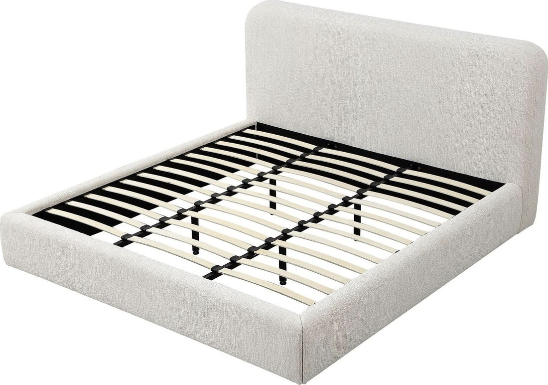 Elora Chenille Upholstered Platform Bed