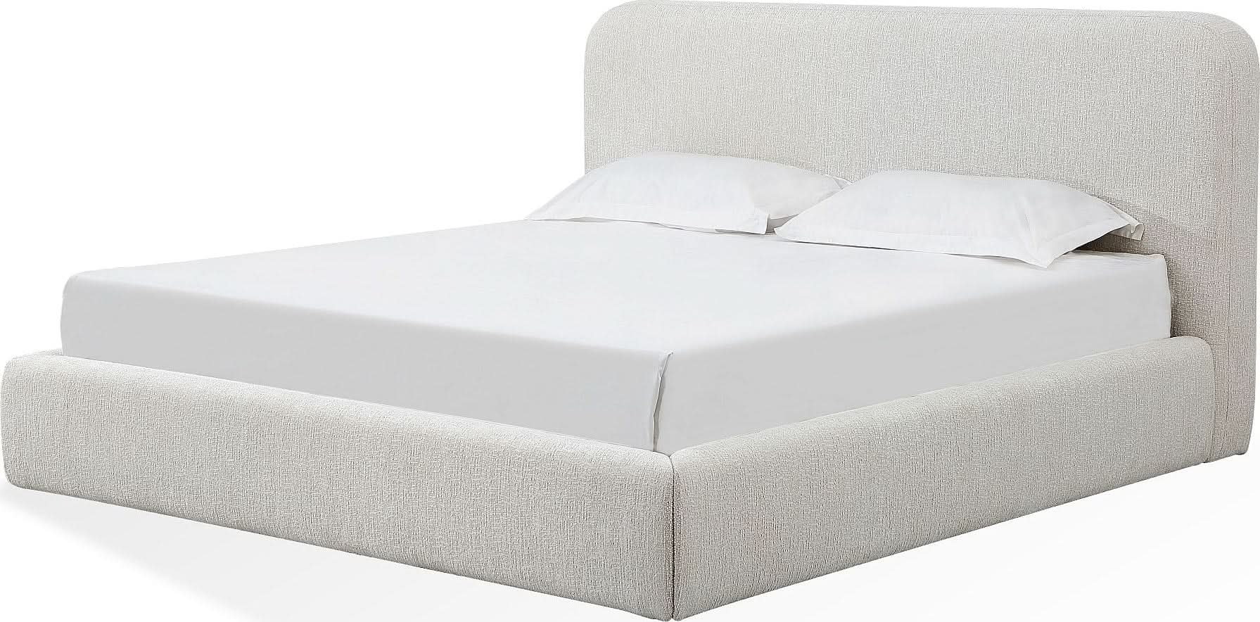 Elora Chenille Upholstered Platform Bed