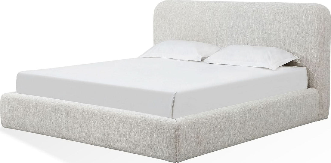 Elora Chenille Upholstered Platform Bed
