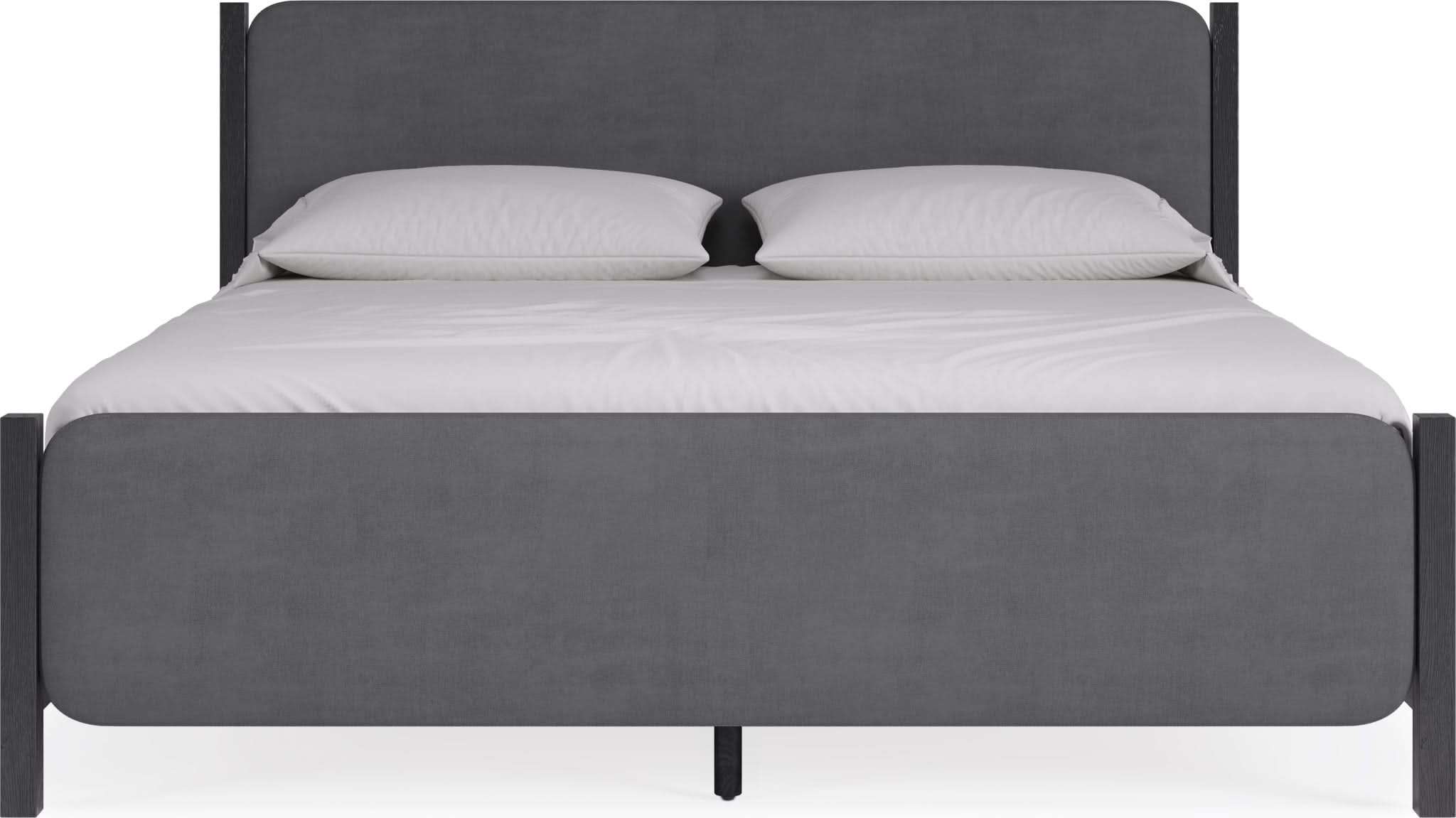 Elora Velvet Upholstered Platform Bed