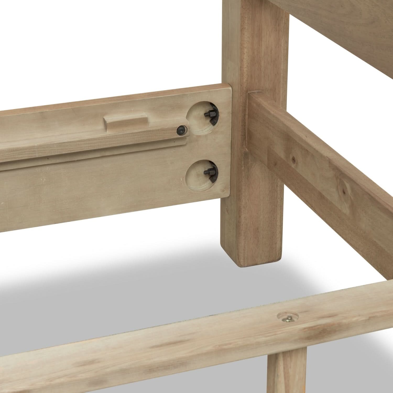 Kione Acacia Wood Platform Bed