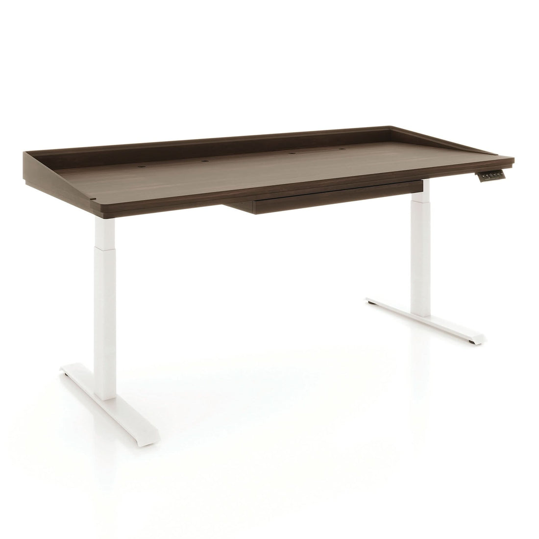 Copeland Odin Sit Stand Desk with White Base