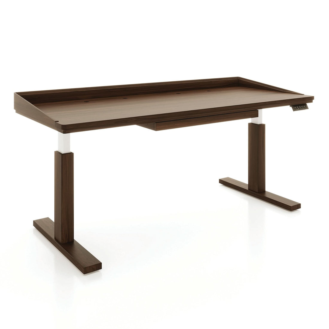Copeland Odin Sit Stand Desk with White Base