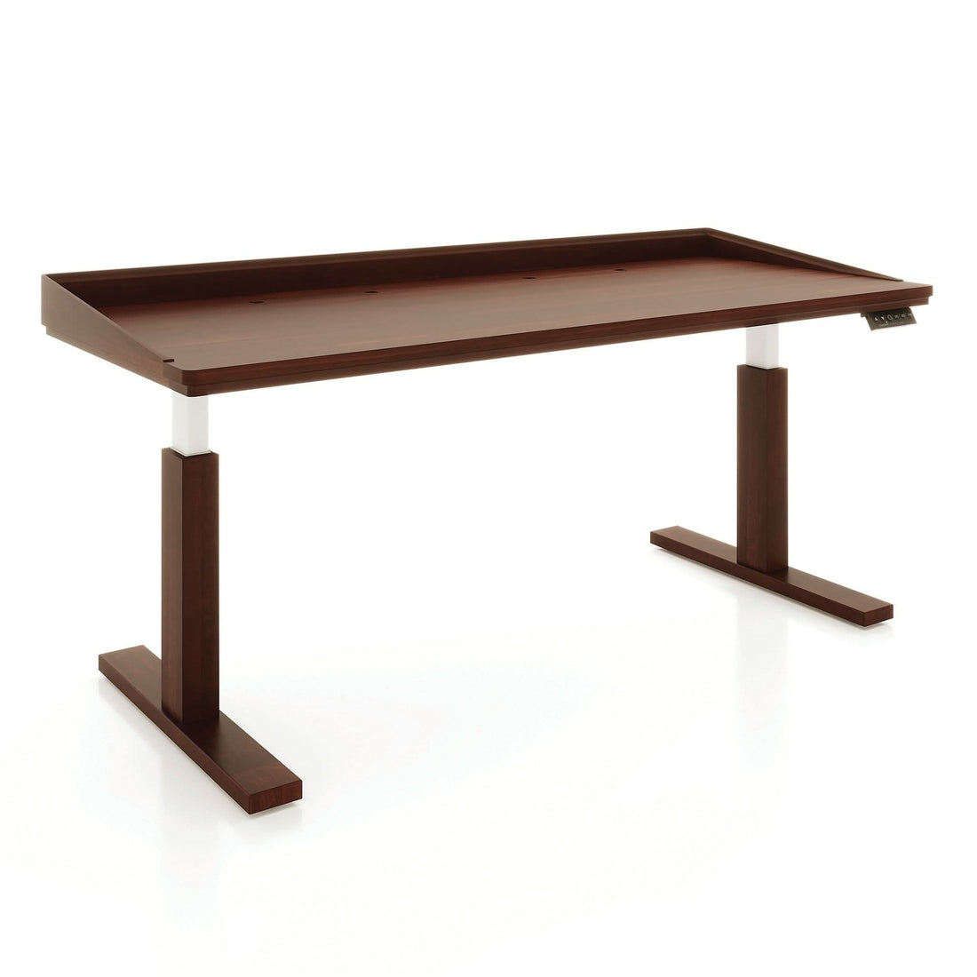 Copeland Odin Sit Stand Desk with White Base