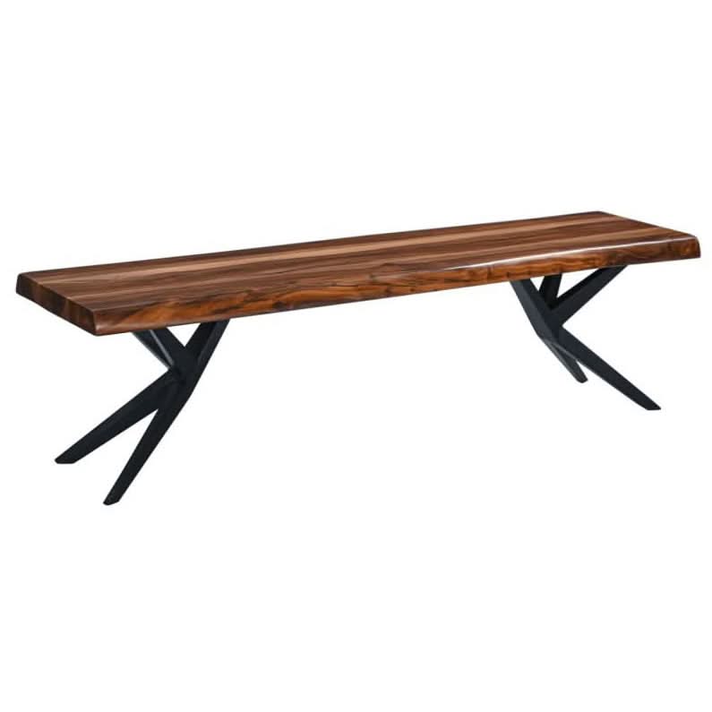Rosewood Live Edge Bench