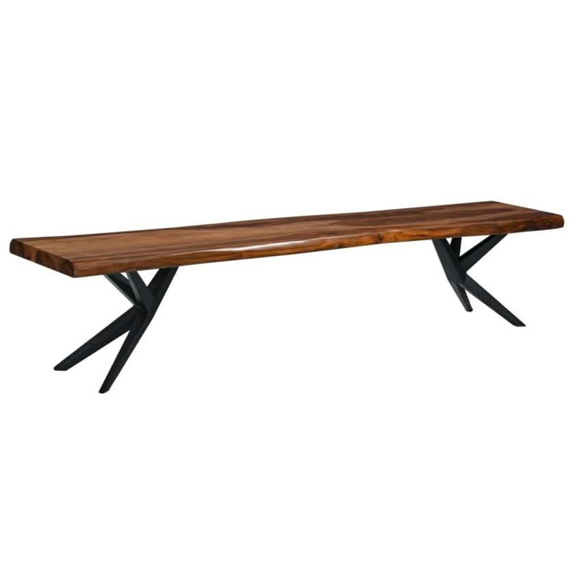 Rosewood Live Edge Long Bench