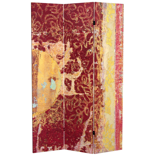 6 ft. Tall Fire Dancer Canvas Room Divider