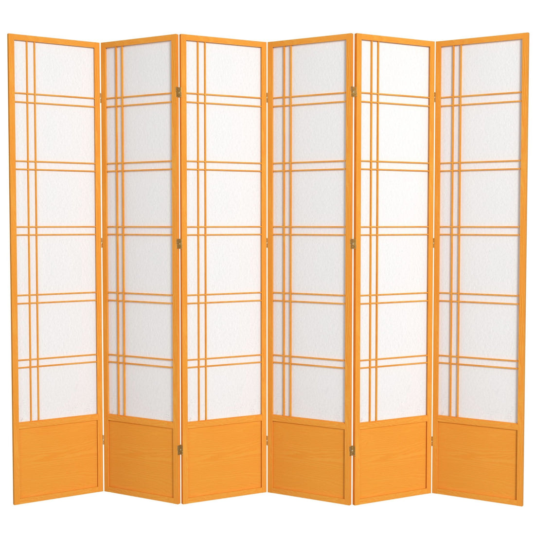 7 ft. Tall Double Cross Shoji Screen