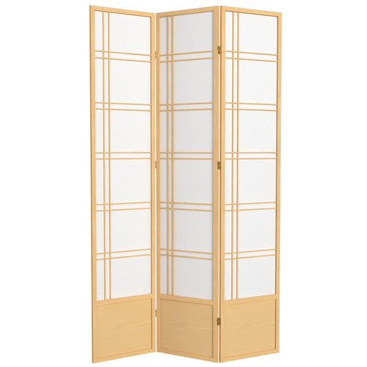 7 ft. Tall Double Cross Shoji Screen