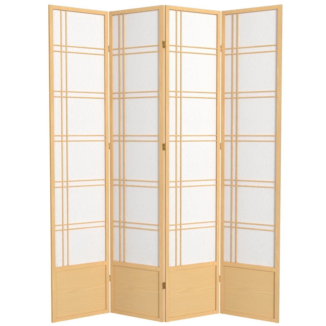 7 ft. Tall Double Cross Shoji Screen
