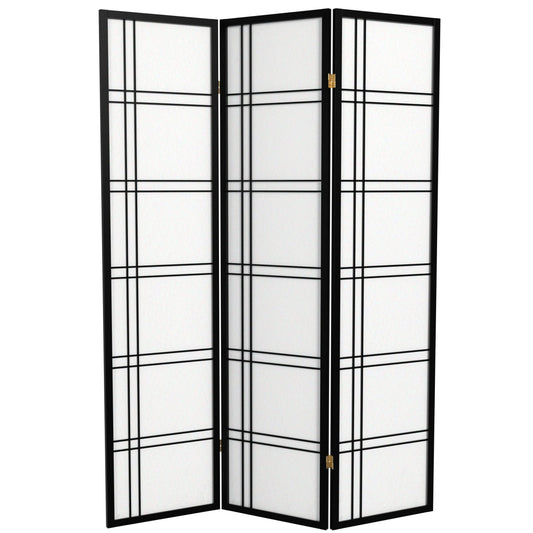 6 ft. Tall Double Cross Shoji Screen