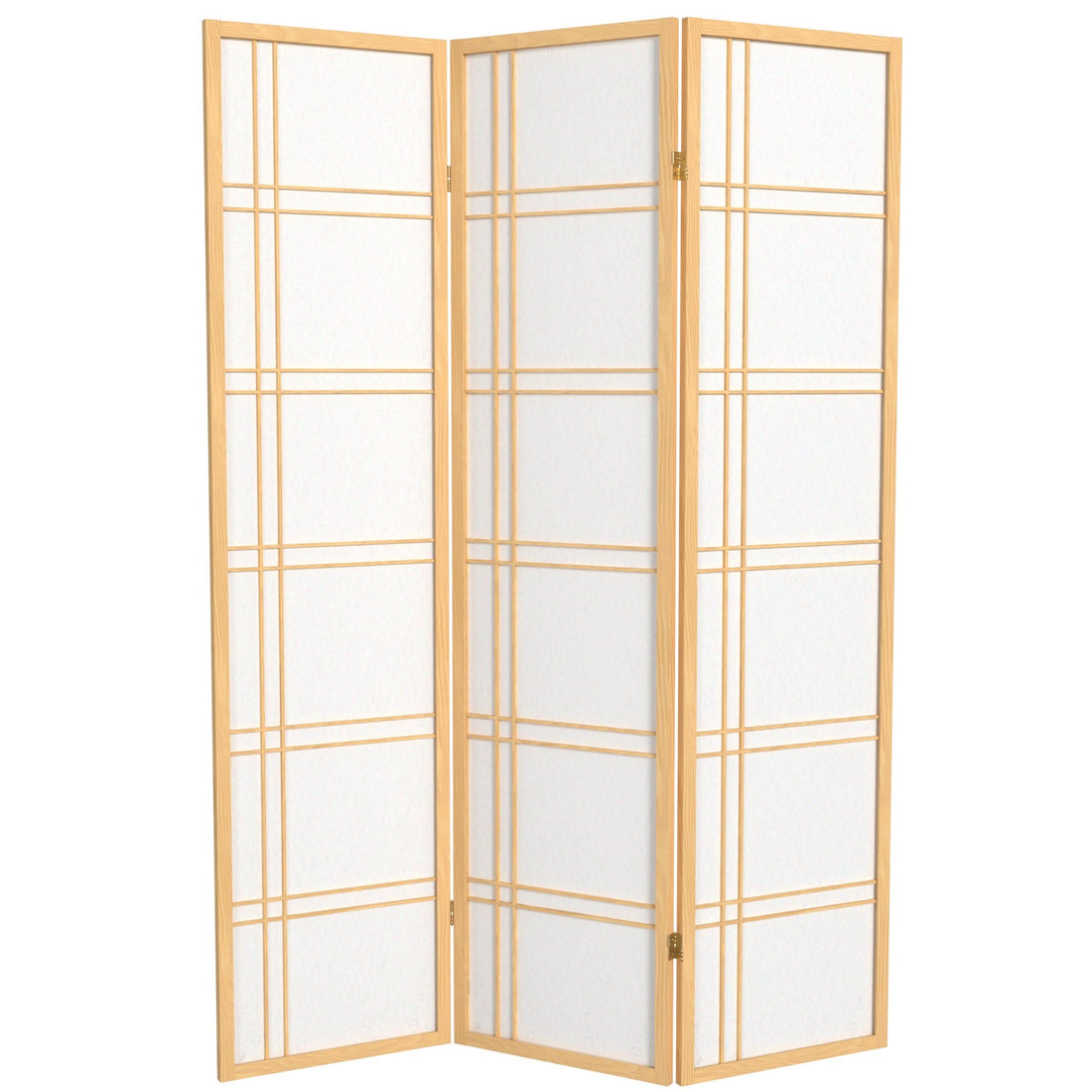 6 ft. Tall Double Cross Shoji Screen