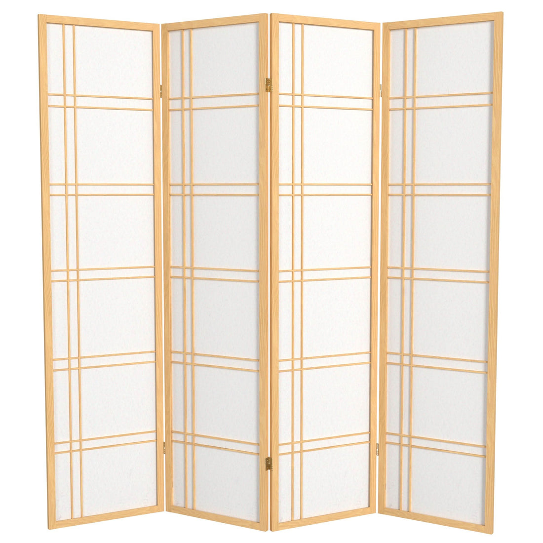 6 ft. Tall Double Cross Shoji Screen