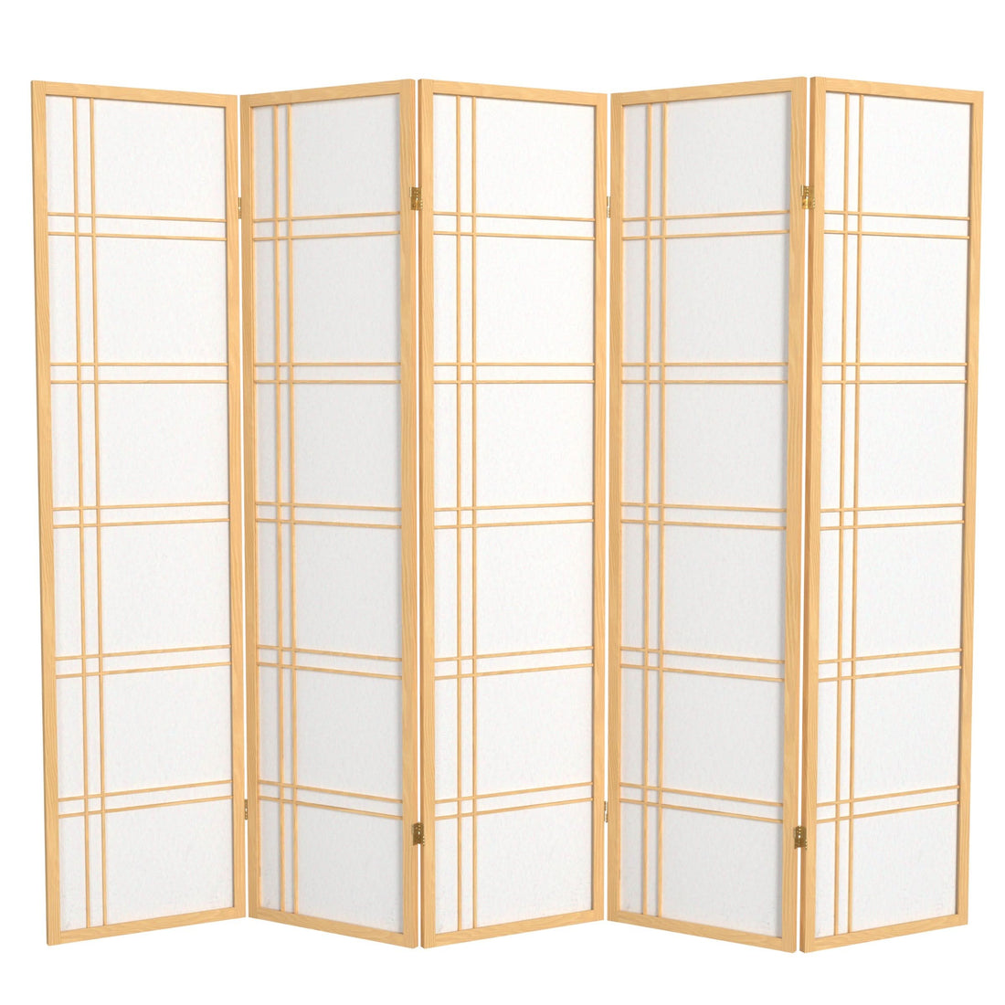 6 ft. Tall Double Cross Shoji Screen