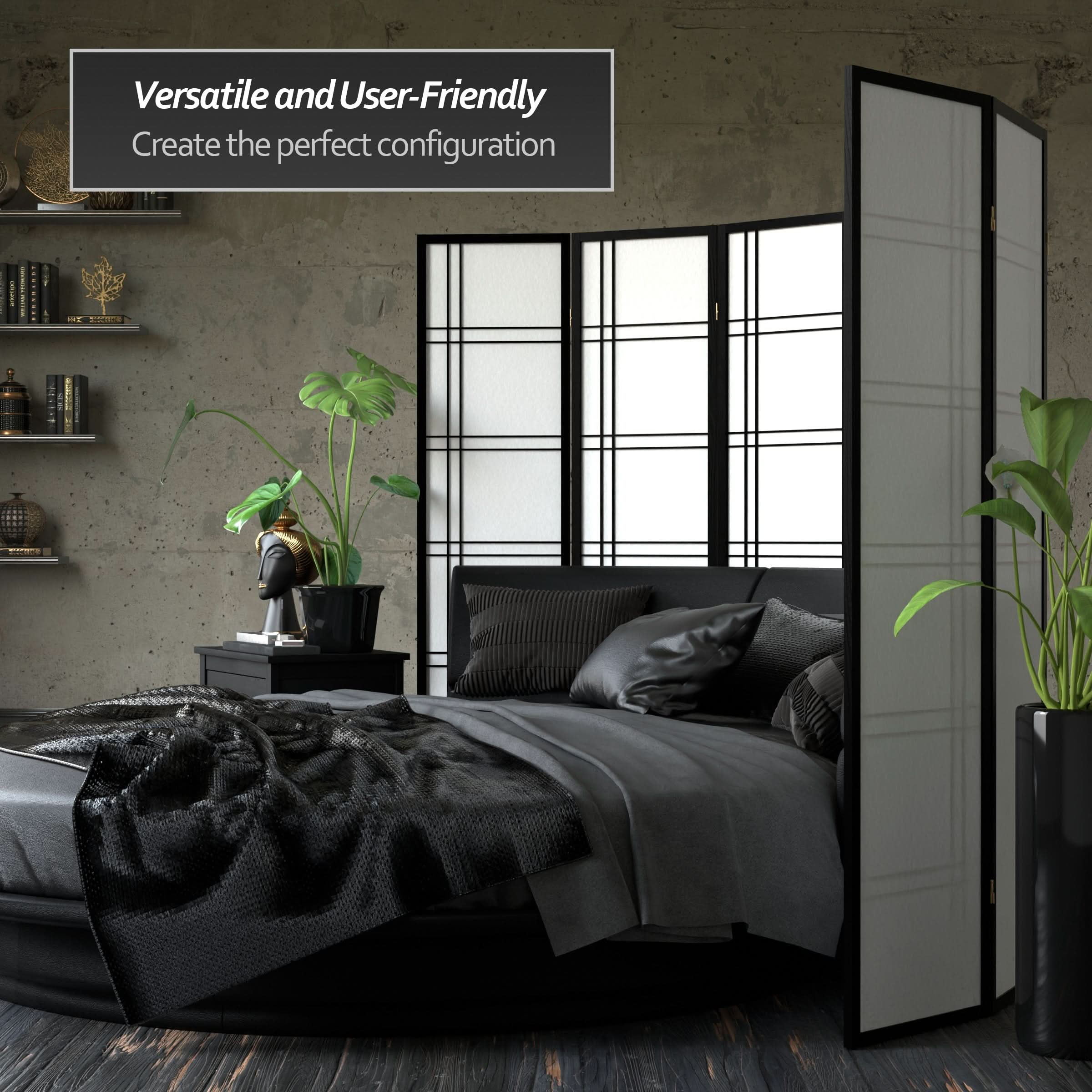 6 ft. Tall Double Cross Shoji Screen