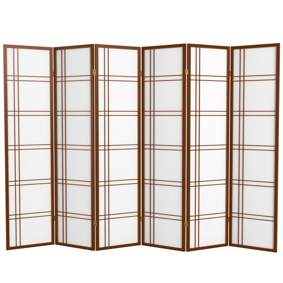 6 ft. Tall Double Cross Shoji Screen