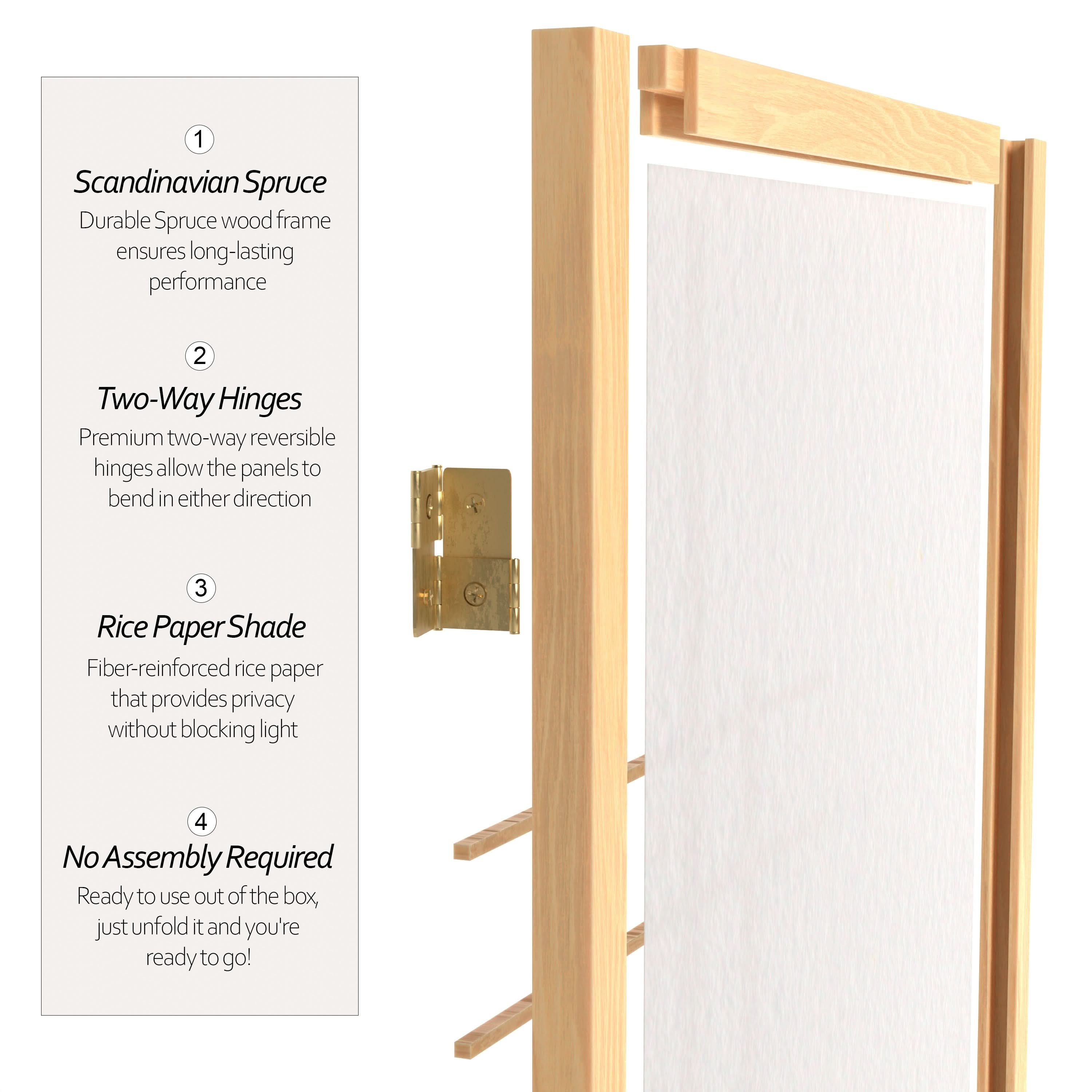 6 ft. Tall Etudes Shoji Screen